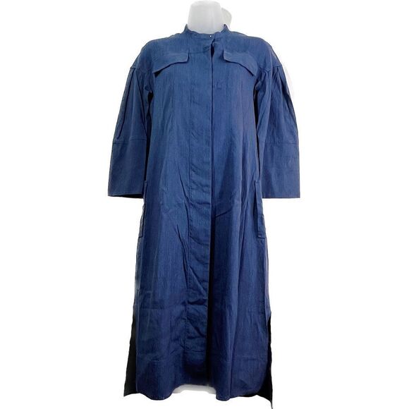 MM. Lafleur dress womens size 0, linen blend, missing belt, maxi, ballet core - Picture 1 of 6